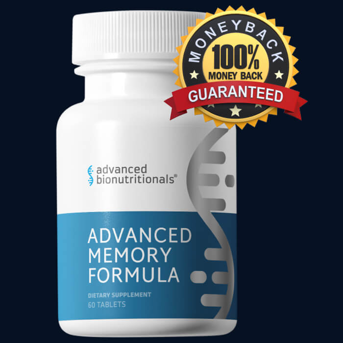 Advanced Memory Formula bottle and guarantee graphic from the seller’s page