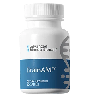 Official BrainAMP bottle photograph supplied by Advanced Bionutritionals