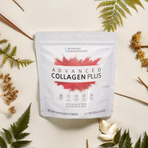 Lifestyle image shown on the Advanced Collagen Plus sales page