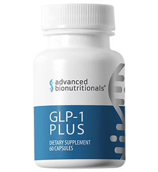 Official GLP-1 Plus bottle photograph supplied by Advanced Bionutritionals